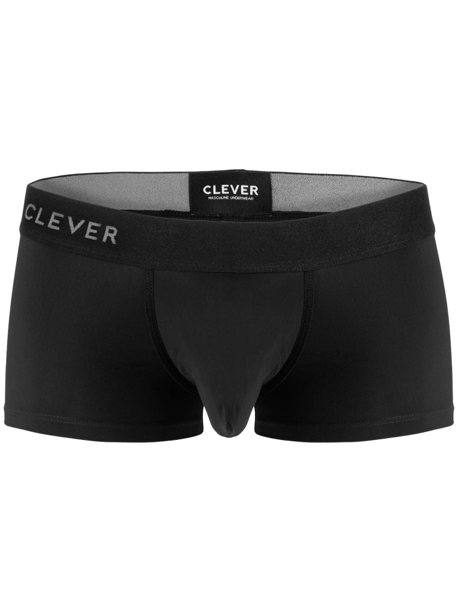 Clever 26208 Mompox Mens Sleek Body Defining Trunks Black