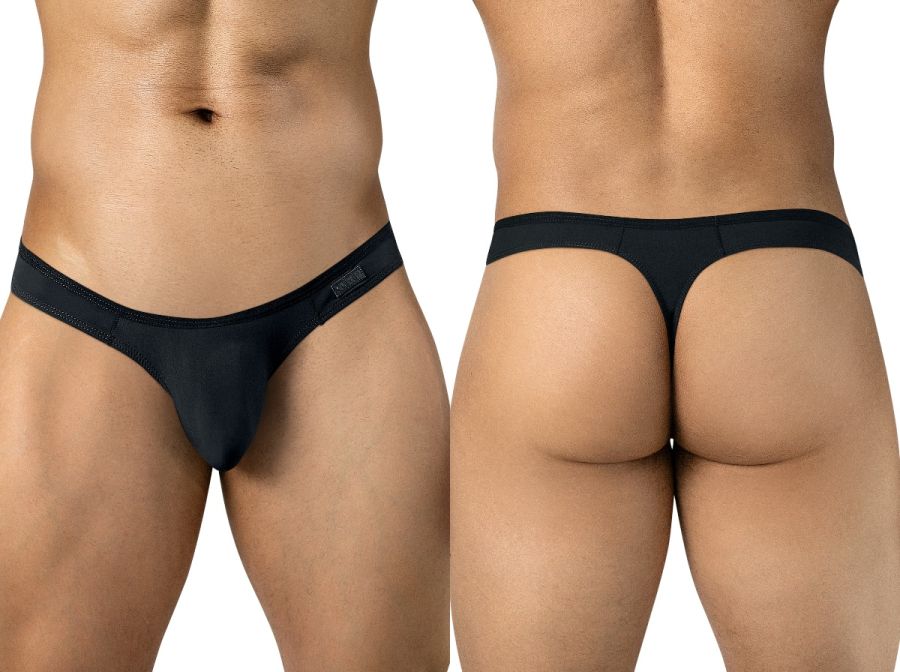 Clever 26212 Murillo Mens Bold Minimalism with Supreme Comfort Thongs Black