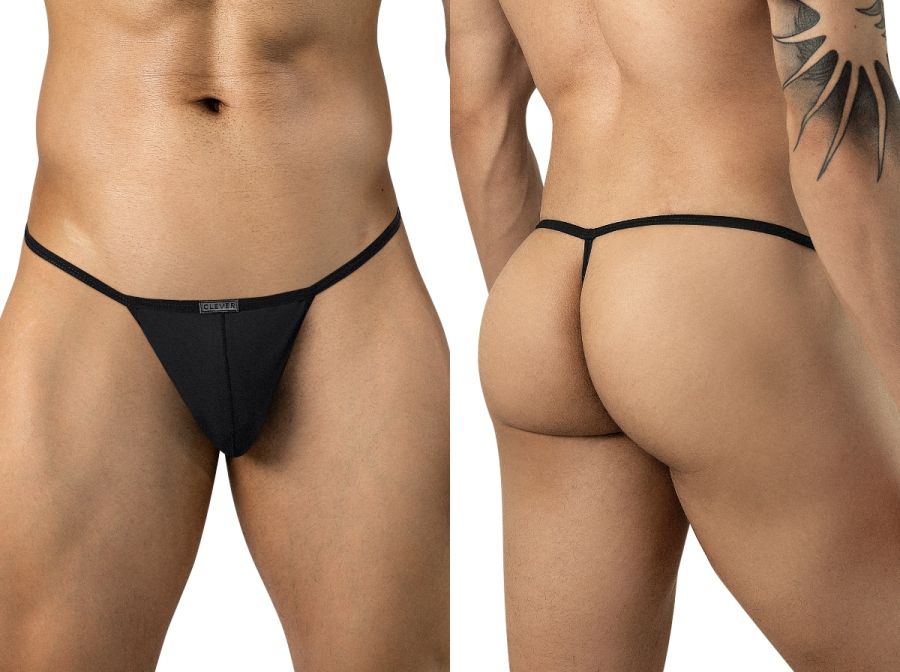 Clever 26218 Filandia Mens Ultra Sleek Thongs Black
