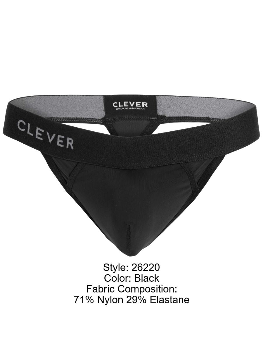 Clever 26220 Marsella Mens Bold Style & Comfortable Thongs Black