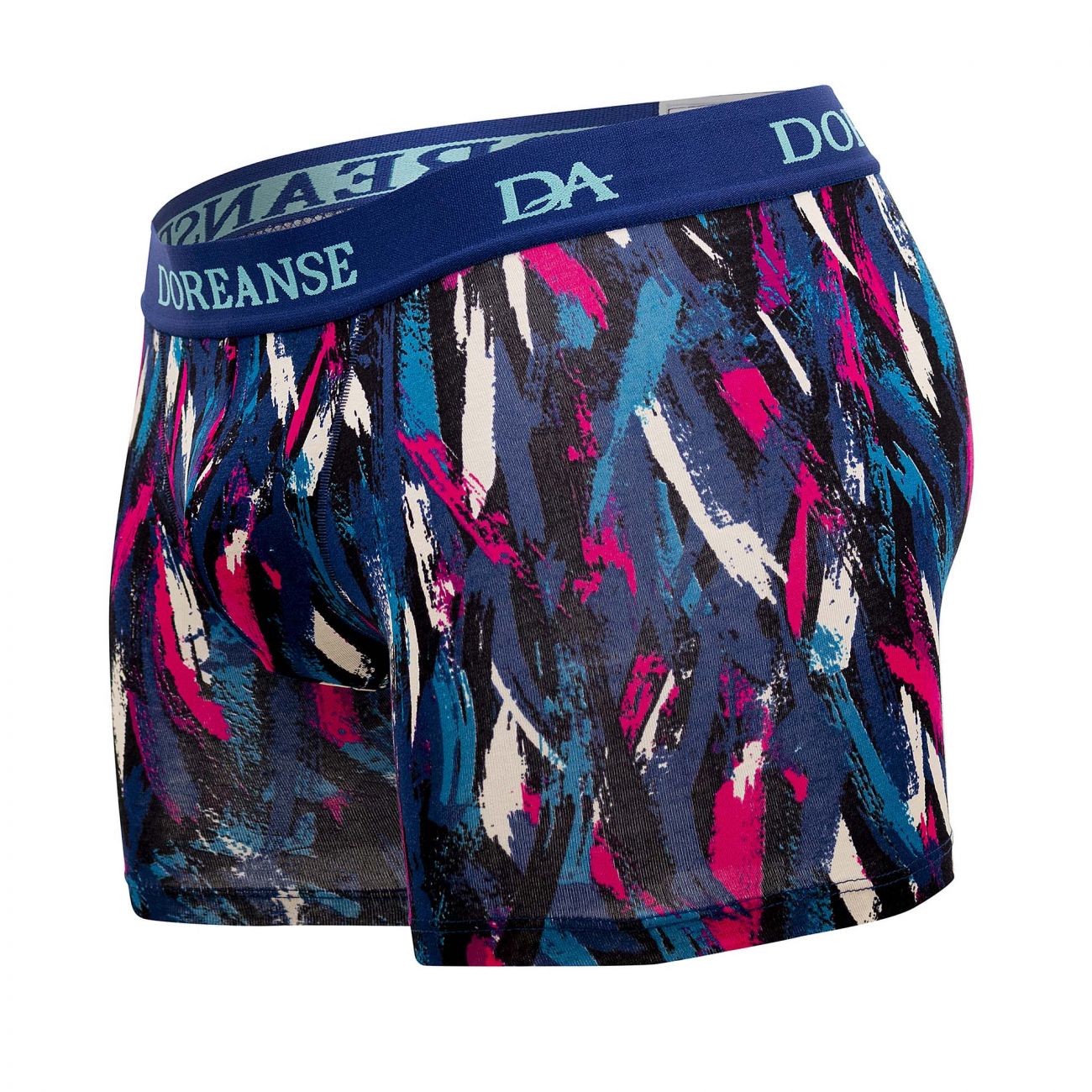Doreanse 1704-PRN Neon Sport Mens Trunks Printed Blue
