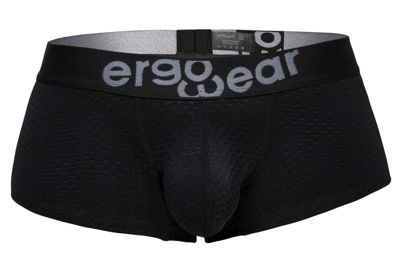 ErgoWear EW1689 MAX FLOW Mens Sleek Stretch Trunks Black