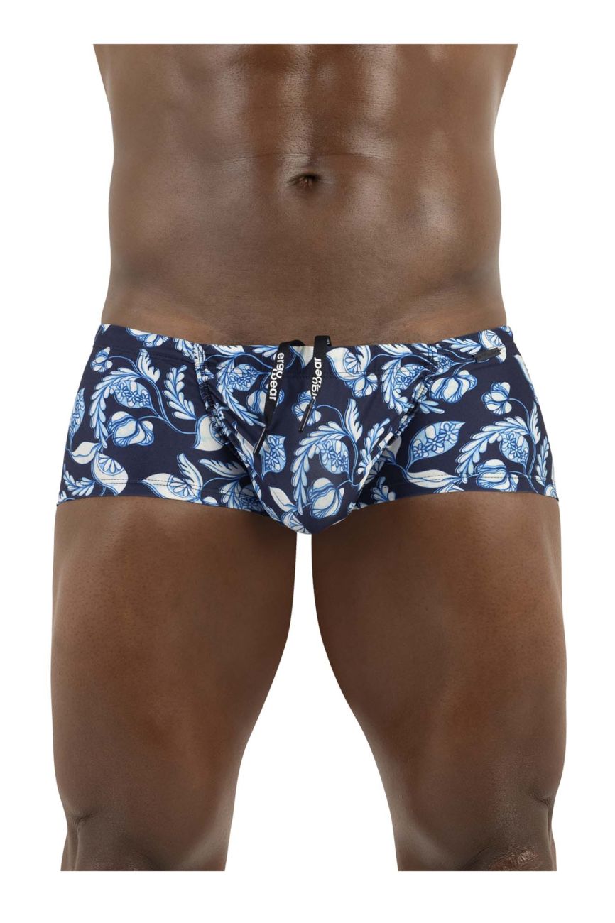 ErgoWear EW1698 FEEL SW Swim Trunks Abstract Blue