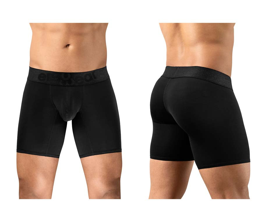 ErgoWear EW1749 MAX BOLD Mens Sleek & Comfortable Boxer Briefs Black