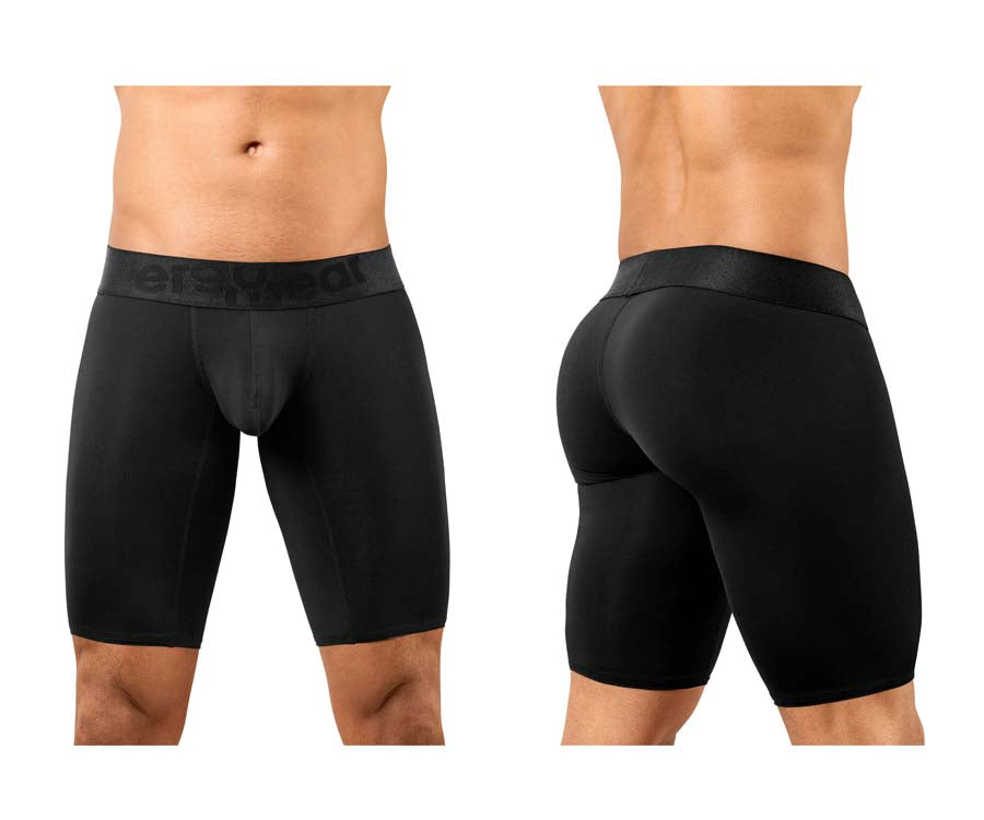 ErgoWear EW1783 MAX BOLD Athletic Boxer Shorts Black