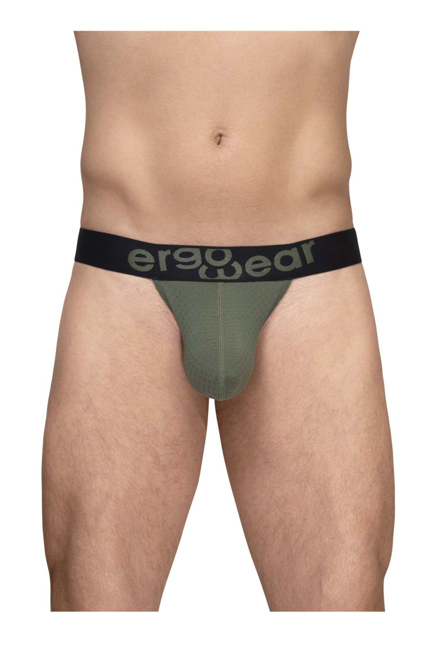 ErgoWear EW1785 MAX FLOW Mens Sleek G-String Dark Green