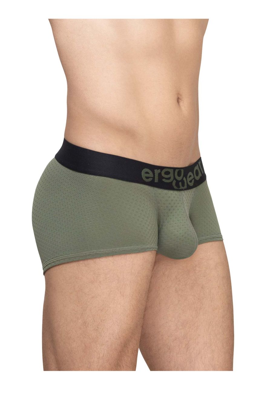 ErgoWear EW1787 MAX FLOW Mens Sleek Trunks DArk Green