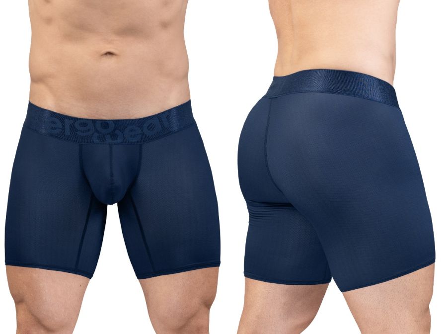 ErgoWear EW1815 MAX BOLD SE Mens All Day Pefromance Boxer Briefs Dark Blue