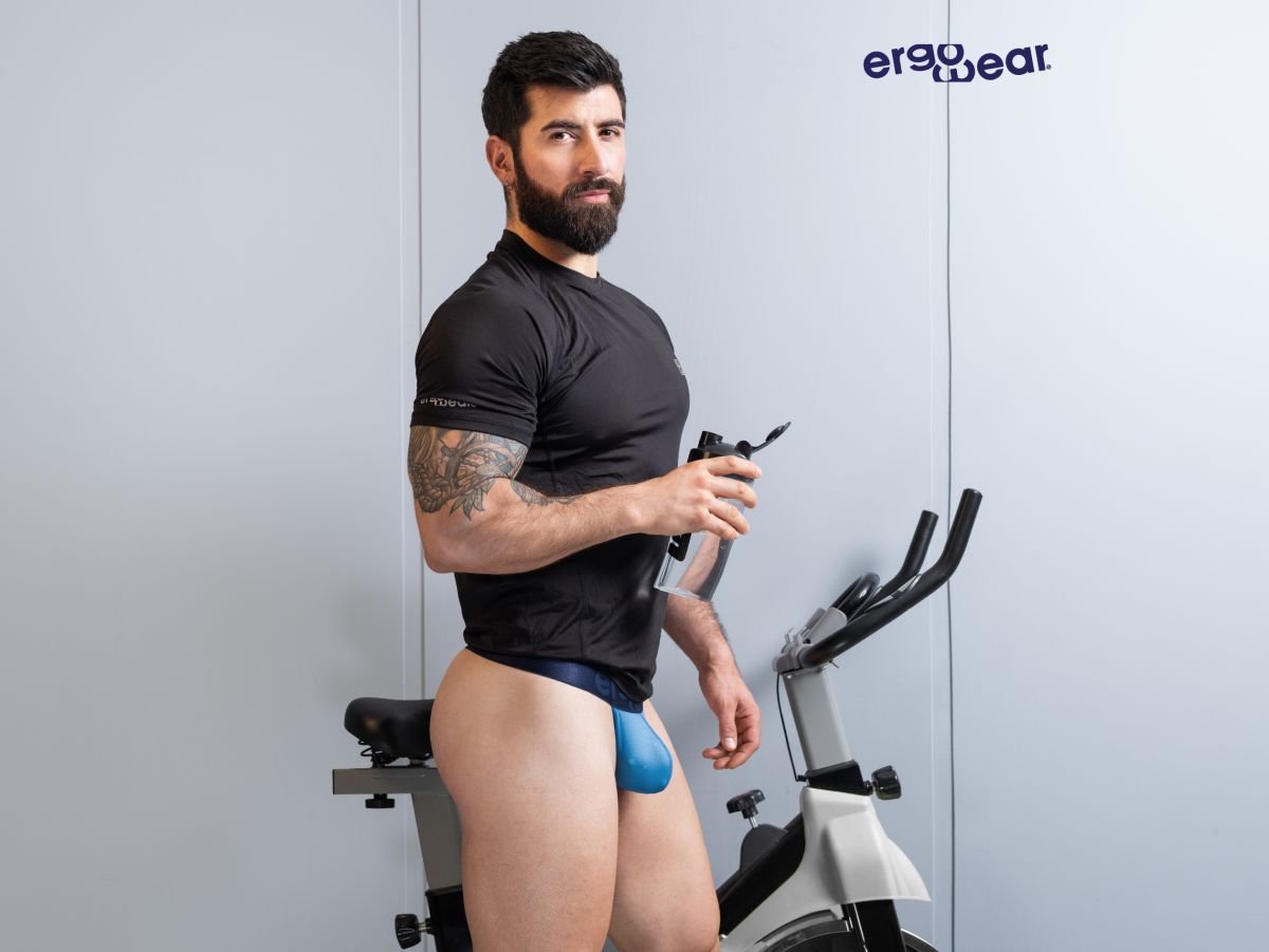 ErgoWear EW1820 MAX BOLD SE Mens Bold Athletic G-String Blue