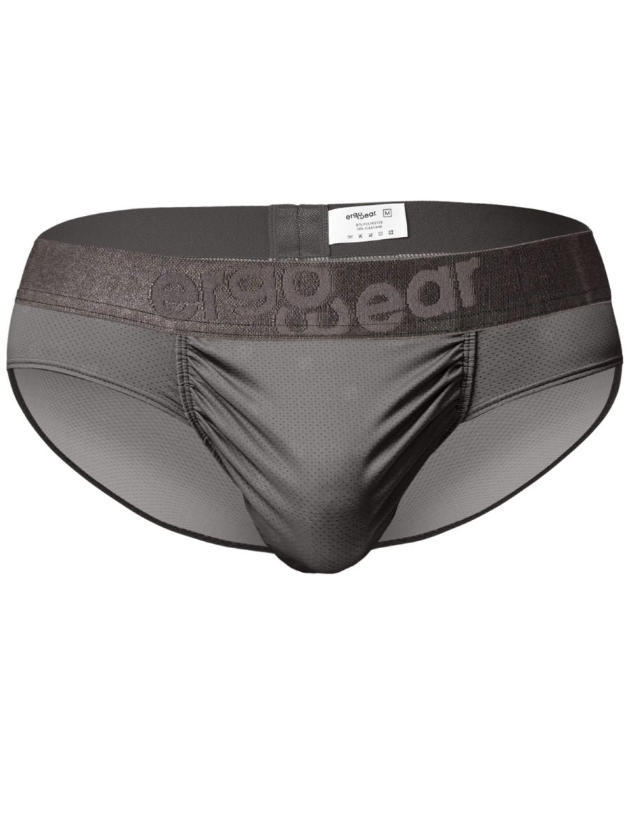 ErgoWear EW1842 FEEL SE Comfort & Athletic Support Briefs Dark Gray Plus Sizes