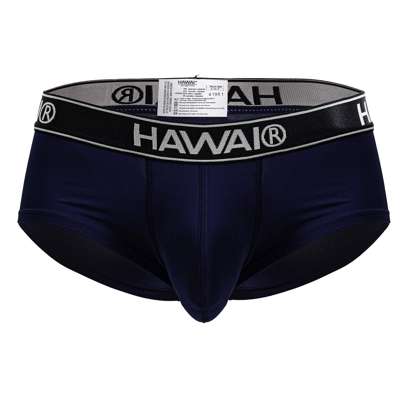 HAWAIR 41961 Mens Maximum Comfort Microfiber Briefs Dark Blue