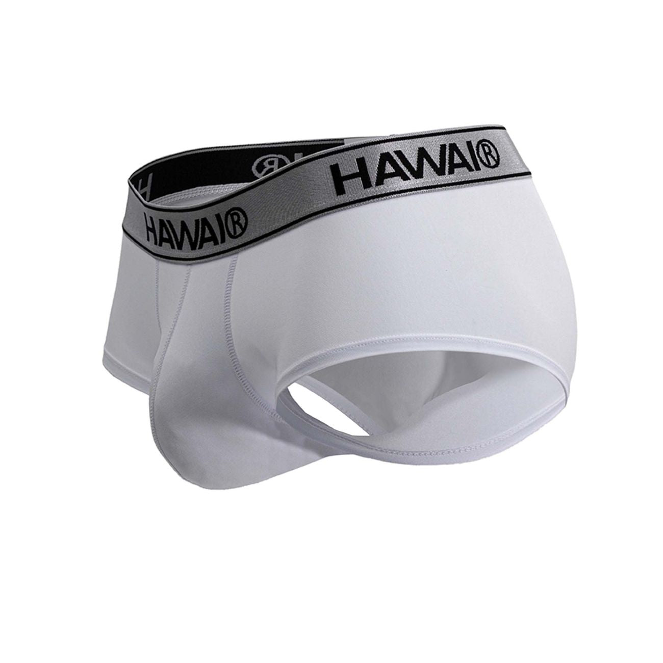 HAWAIR 41961 Mens Maximum Comfort Microfiber Briefs White