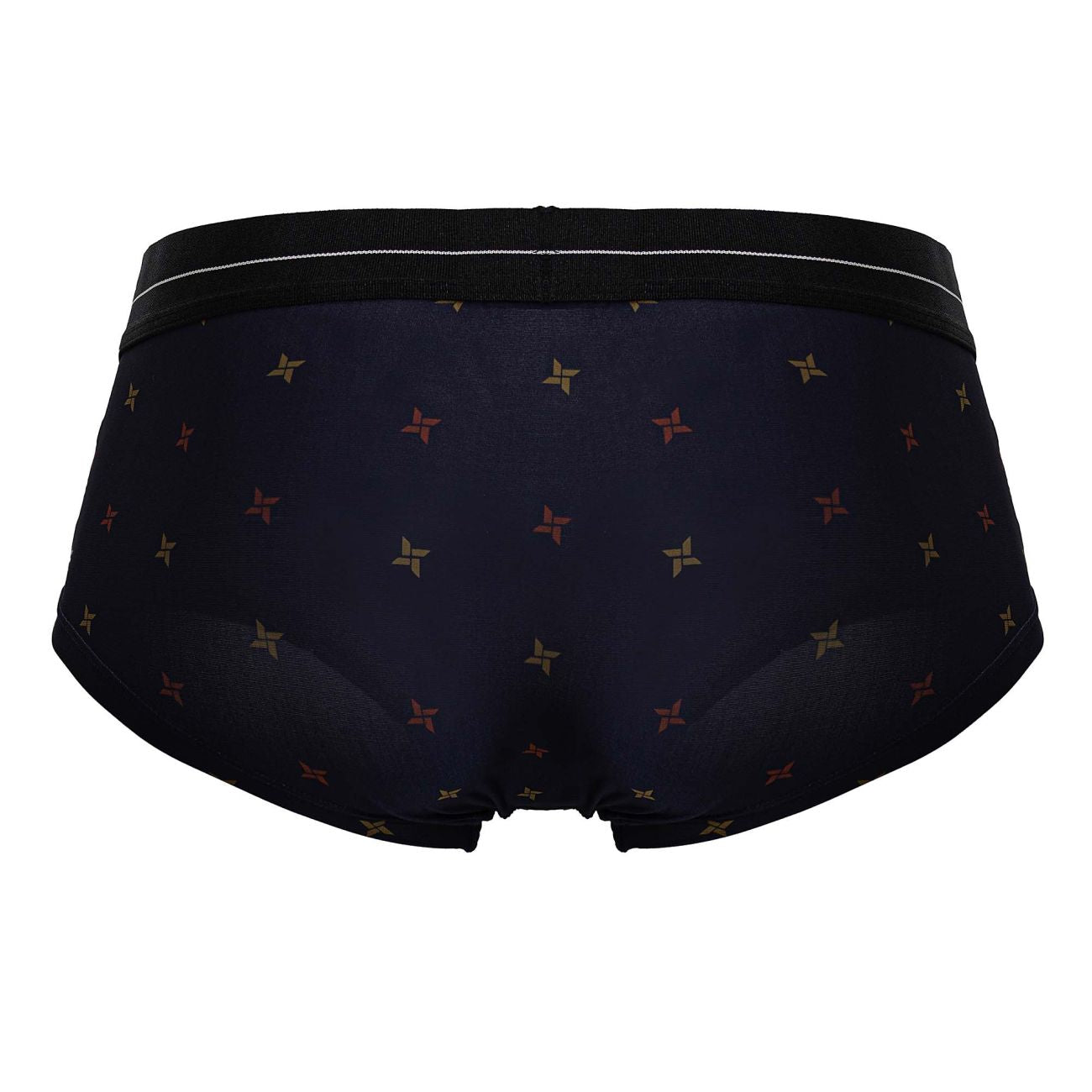 HAWAIR 42530 Printed Microfiber Briefs Dark Blue