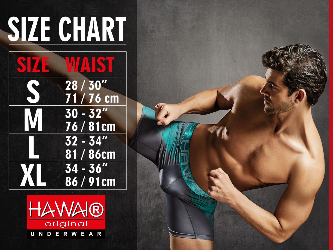 HAWAIR 42571 Cotton Blend Male Daily Wear Trunks Blue Quartz