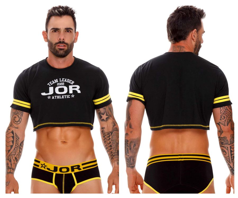 JCSTK - JOR 1617 Varsity Crop Top Black