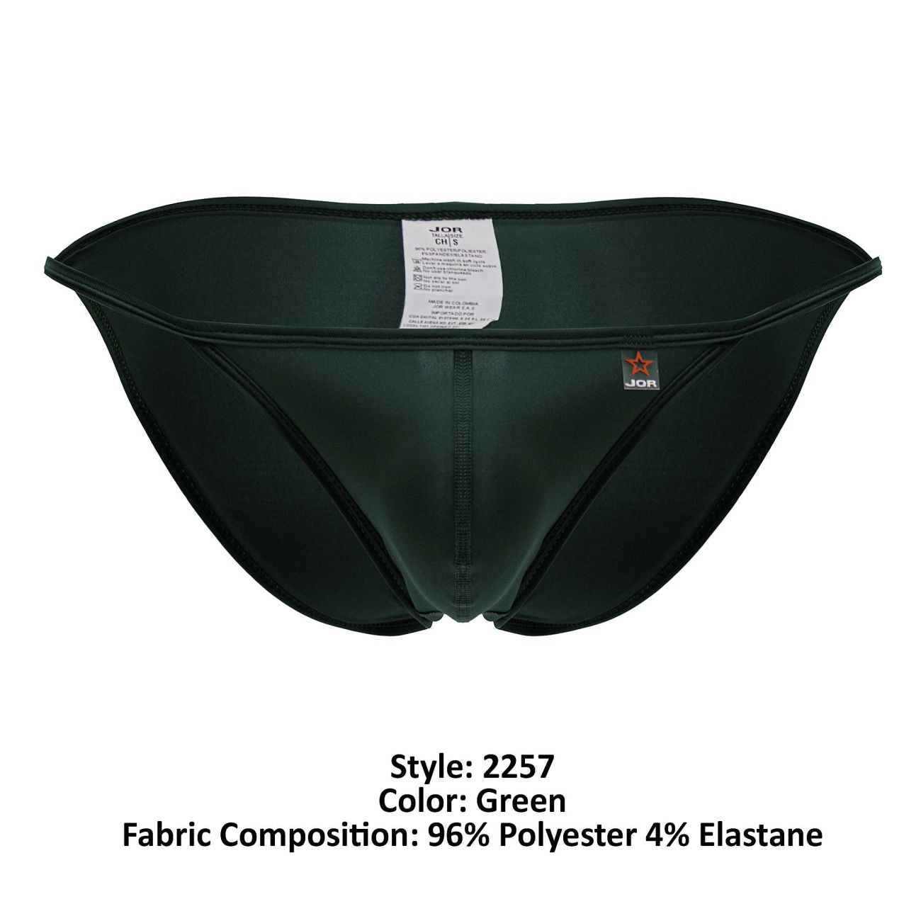 JOR 2257 Axel Mens Daring & Comfortable Bikini Green