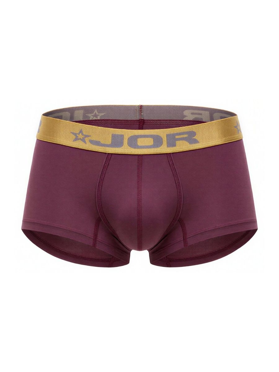 JOR 2326 Soho Mens Everyday Essentials Trunks Wine Plus Sizes