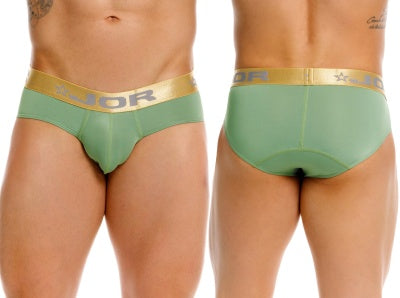 JOR 2327 Soho Mens Built to Feel Premium Briefs Green Plus Size