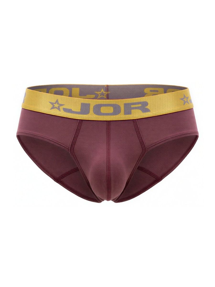 JOR 2327 Soho Mens Built to Feel Premium Briefs Wine Plus Size