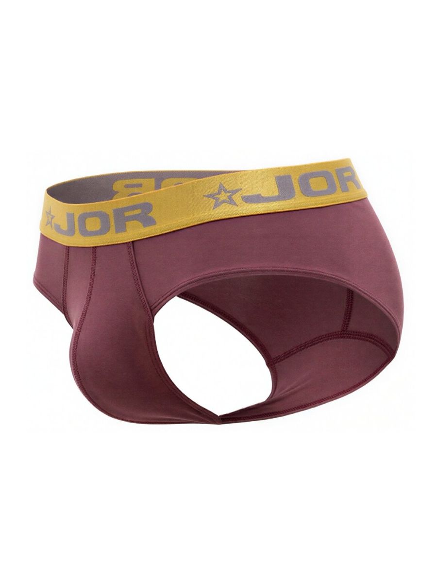 JOR 2327 Soho Mens Built to Feel Premium Briefs Wine Plus Size