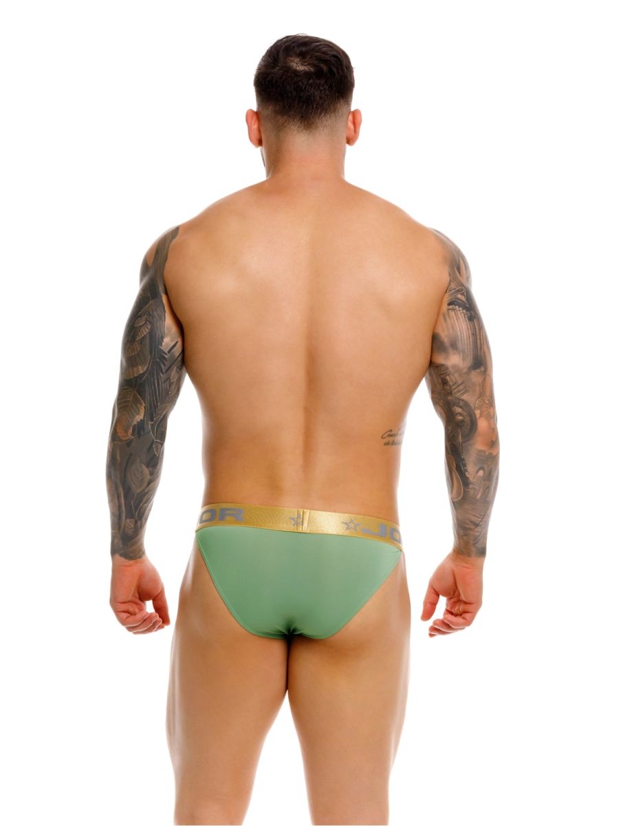 JOR 2328 Soho Mens Medium Coverage Bikini Green Plus Sizes