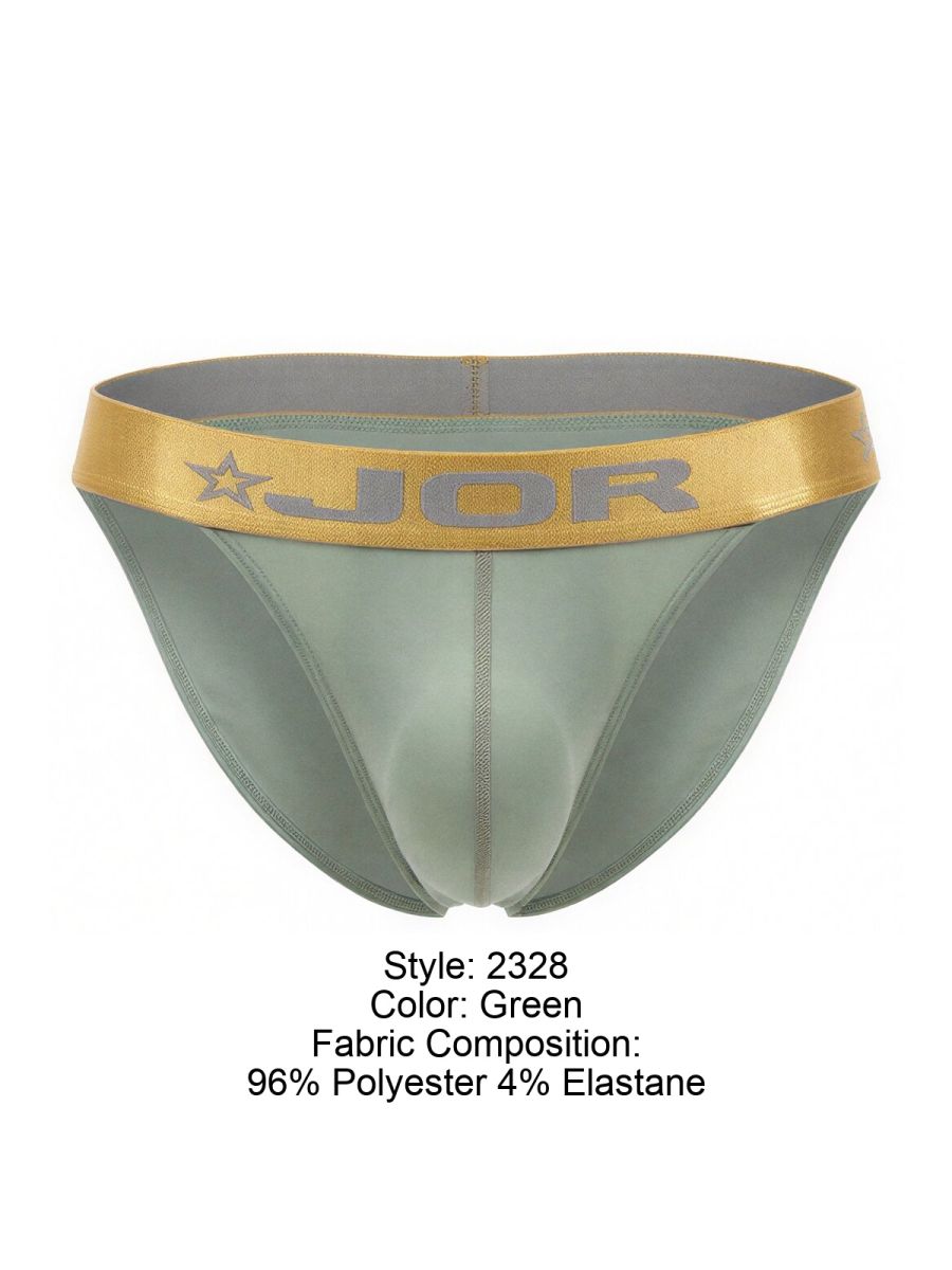 JOR 2328 Soho Mens Medium Coverage Bikini Green Plus Sizes