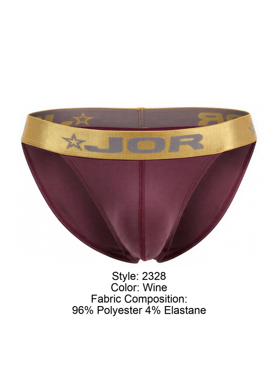 JOR 2328 Soho Mens Medium Coverage Bikini Wine Plus Sizes