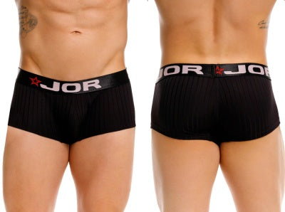 JOR 2330 Cronos Mens Athletic Vibe Trunks Black Plus Sizes