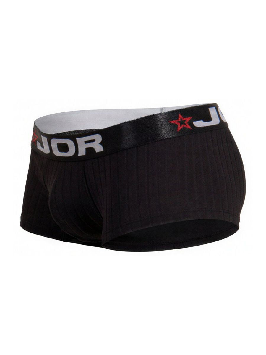 JOR 2330 Cronos Mens Athletic Vibe Trunks Black Plus Sizes