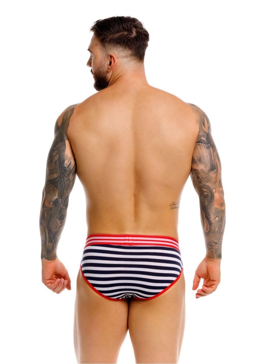 JOR 2335 Santorini Male Classic Nautical Briefs Stripes Plus Sizes
