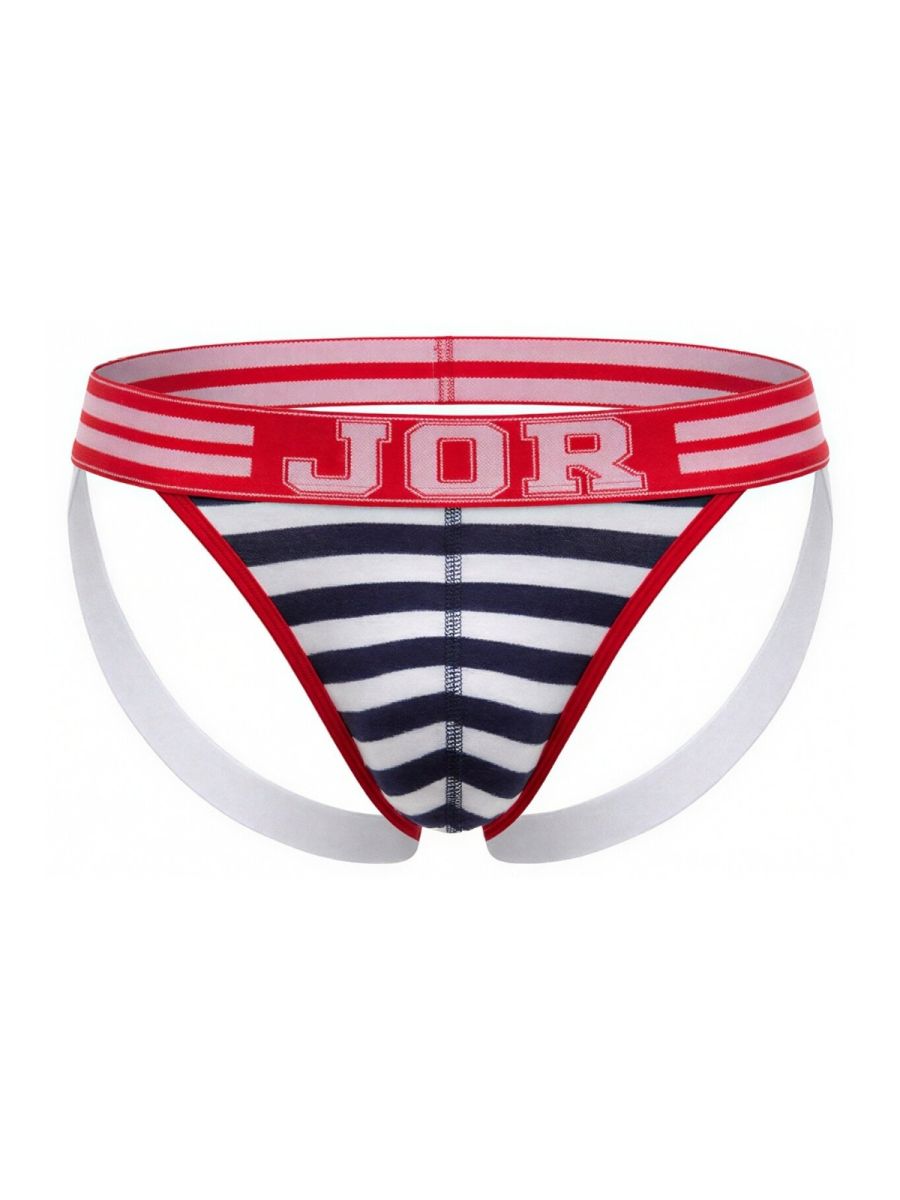 JOR 2336 Santorini  Male Classic Nautical Jockstrap Stripes Plus Sizes