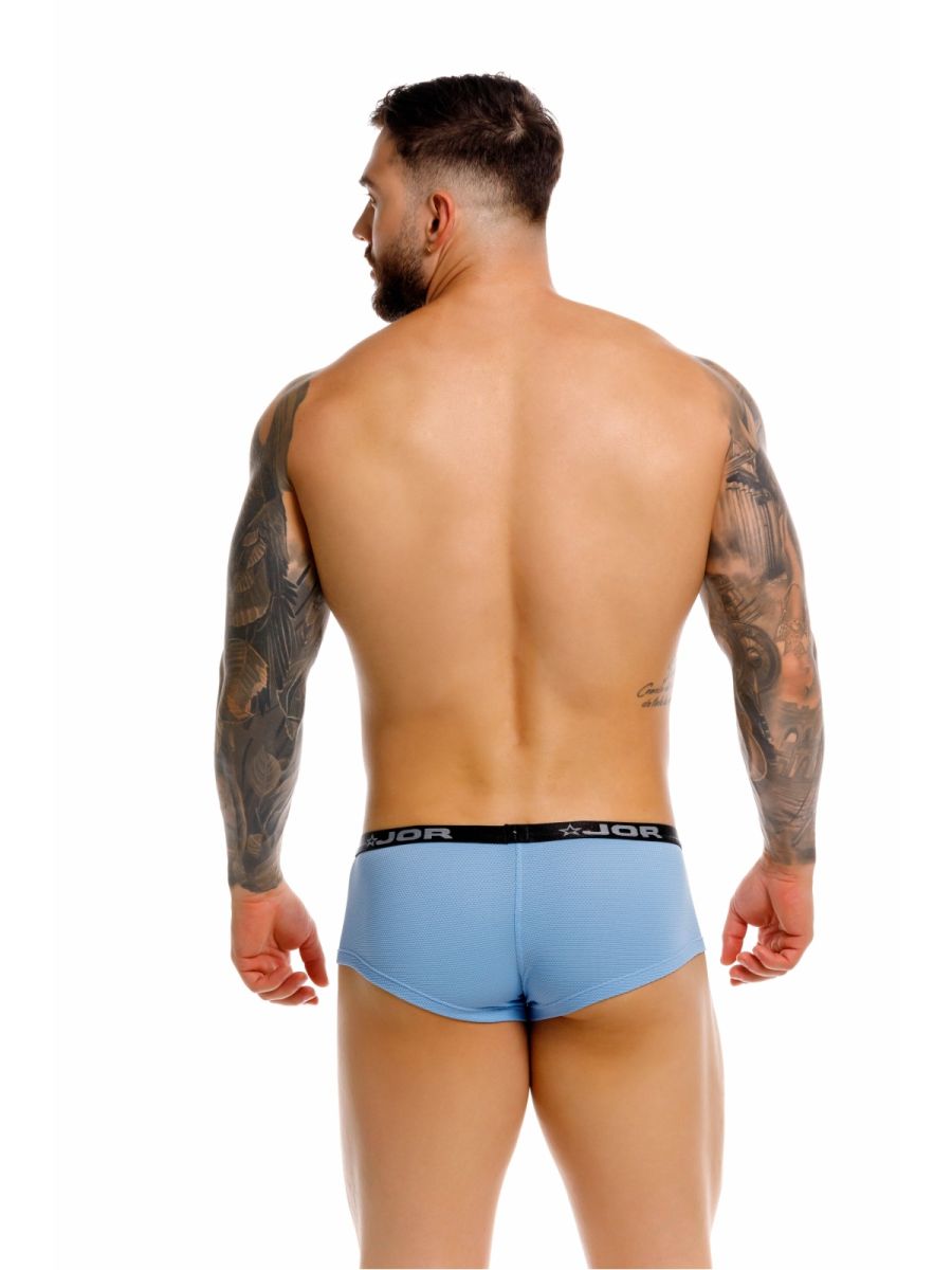 JOR 2345 Cannes Mens Ultra Light Trunks Boxer Briefs Blue Plus Sizes