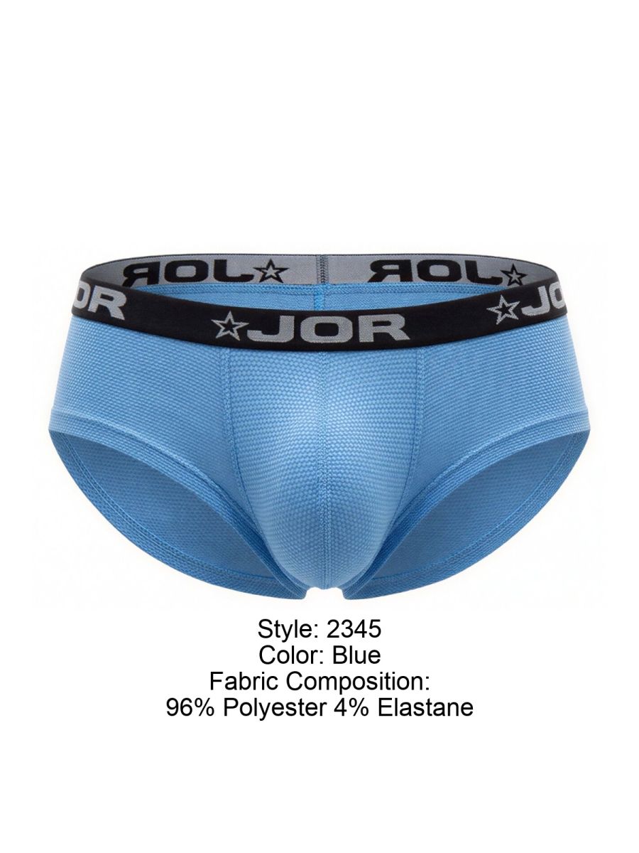 JOR 2345 Cannes Mens Ultra Light Trunks Boxer Briefs Blue Plus Sizes