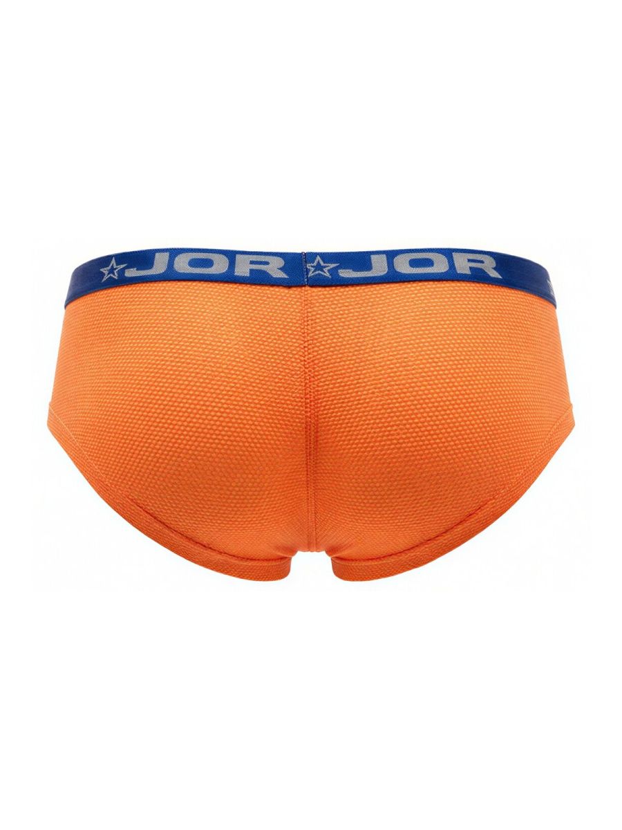 JOR 2345 Cannes Mens Ultra Light Trunks Boxer Briefs Orange Plus Sizes