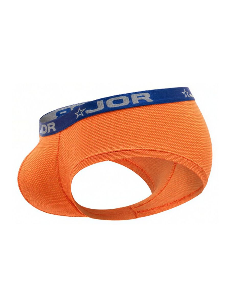 JOR 2345 Cannes Mens Ultra Light Trunks Boxer Briefs Orange Plus Sizes