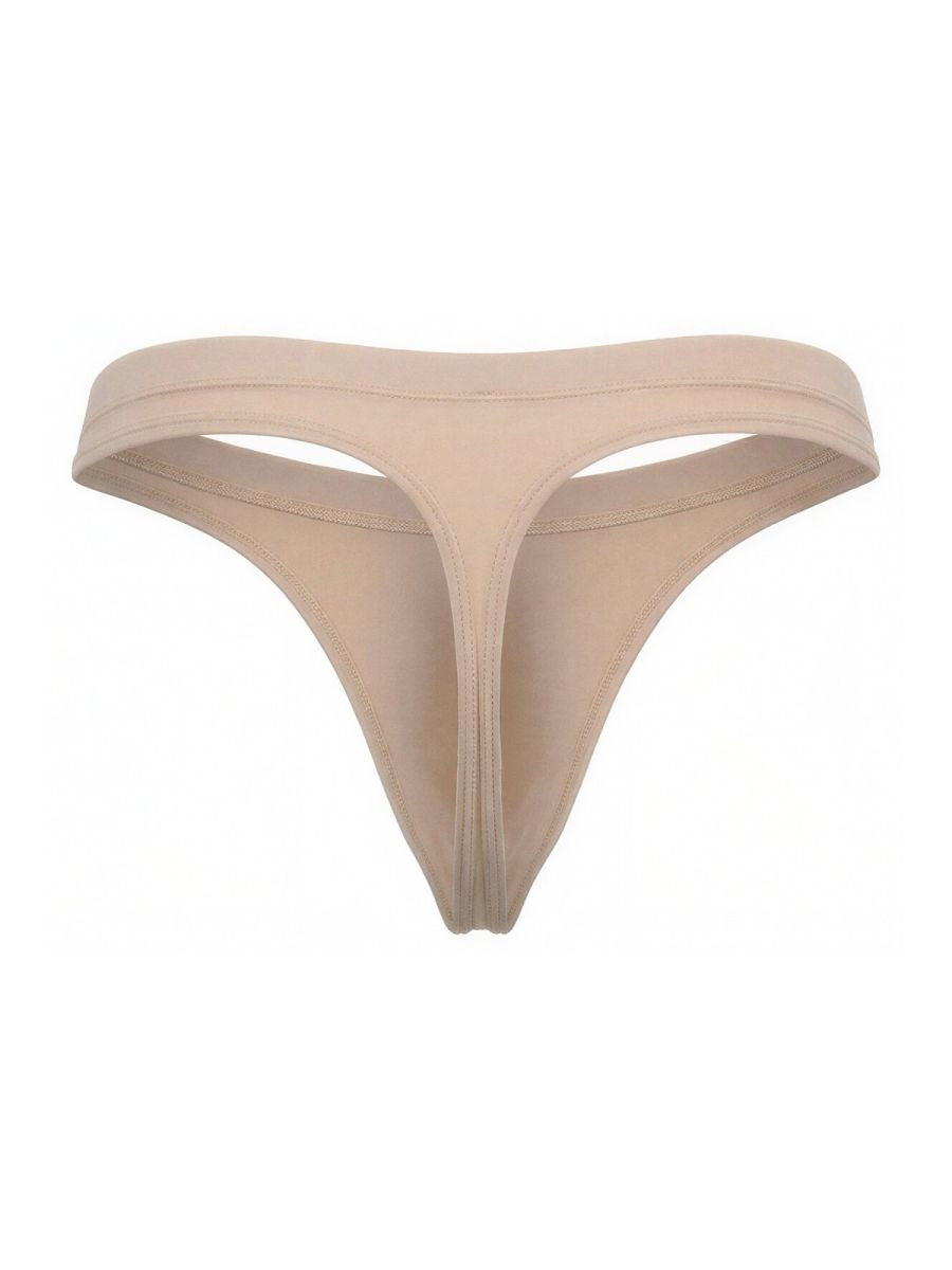 JOR 2349 Mens Invisible Under Clothes Thongs Beige Plus Sizes