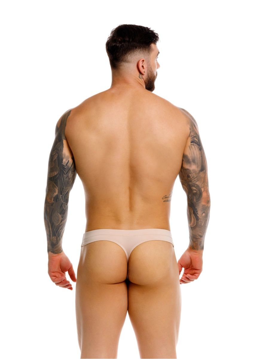 JOR 2349 Mens Invisible Under Clothes Thongs Beige Plus Sizes