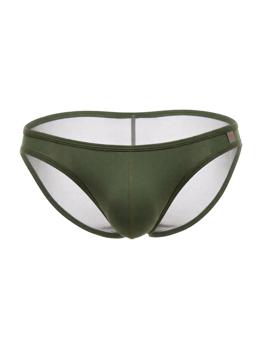 JOR 2353 Origin Mens Minimal Sleek Bikini Dark Green Plus Sizes