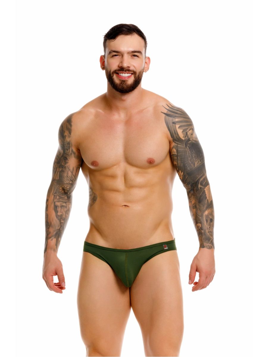 JOR 2354 Origin Mens Minimal Sleek Thongs Dark Green Green Plus Sizes