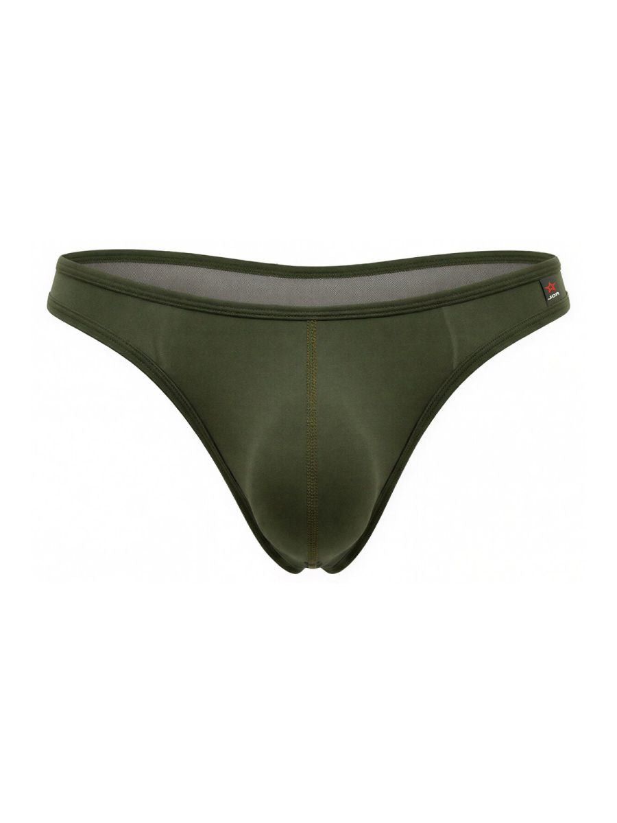 JOR 2354 Origin Mens Minimal Sleek Thongs Dark Green Green Plus Sizes