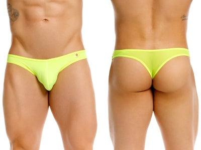 JOR 2354 Origin Mens Minimal Sleek Thongs Neon Green Plus Sizes