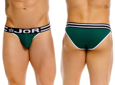 JOR 2362 Rush Mens Sleek Low Rise Fit Bikini Green Plus Sizes