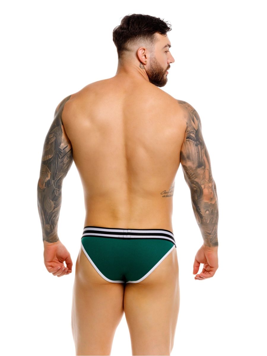 JOR 2362 Rush Mens Sleek Low Rise Fit Bikini Green Plus Sizes
