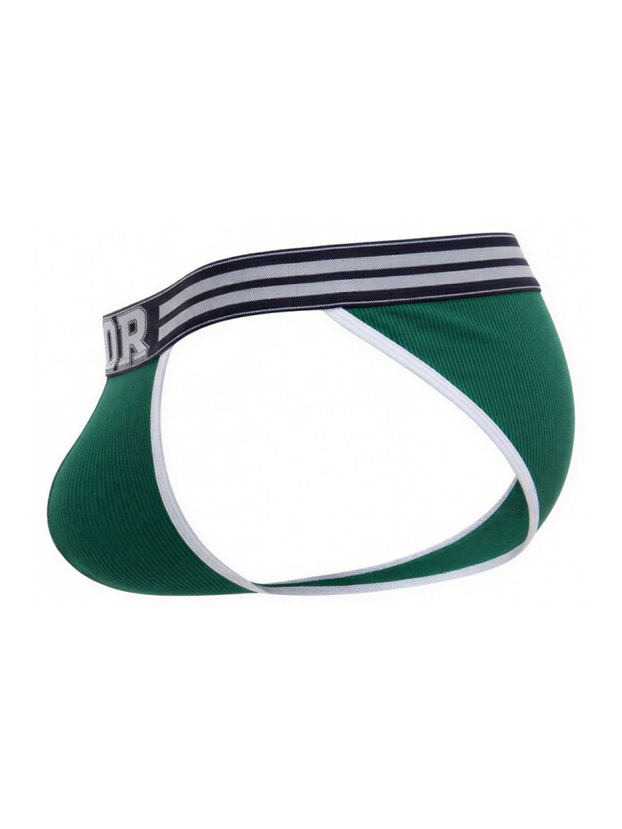 JOR 2362 Rush Mens Sleek Low Rise Fit Bikini Green Plus Sizes