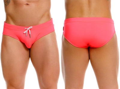 JOR 2387 Mens Pop of Colour Travel Swim Briefs Candy Plus Sizes