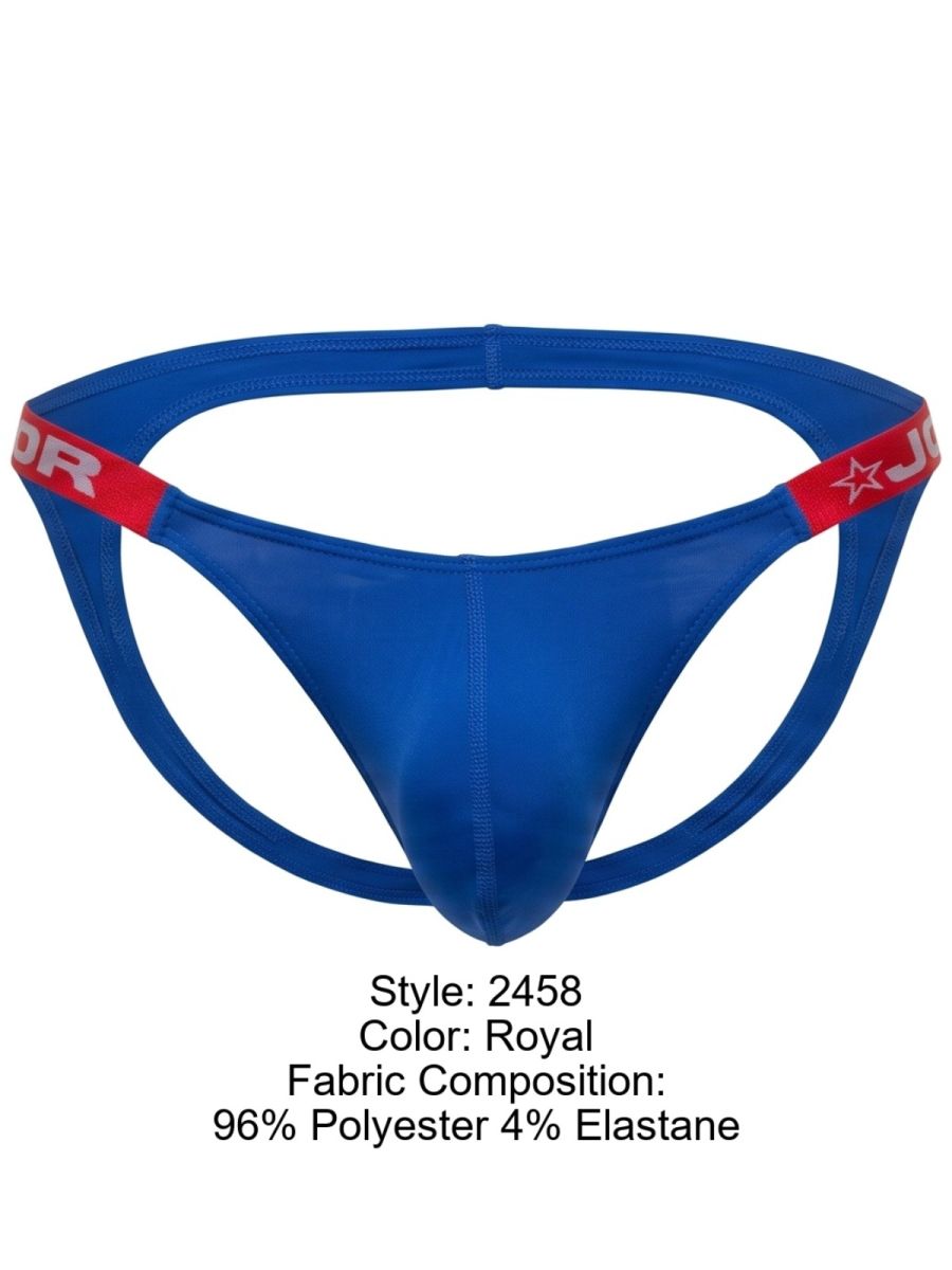 JOR 2458 Eros Mens Ergnomic Support Jockstrap Royal Plus Sizes