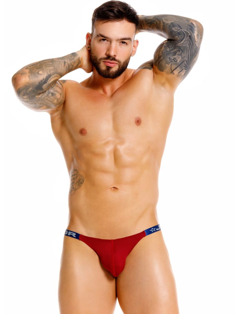 JOR 2459 Eros Mens Ultimate Confidence & Modern Style Thongs Wine Plus Sizes