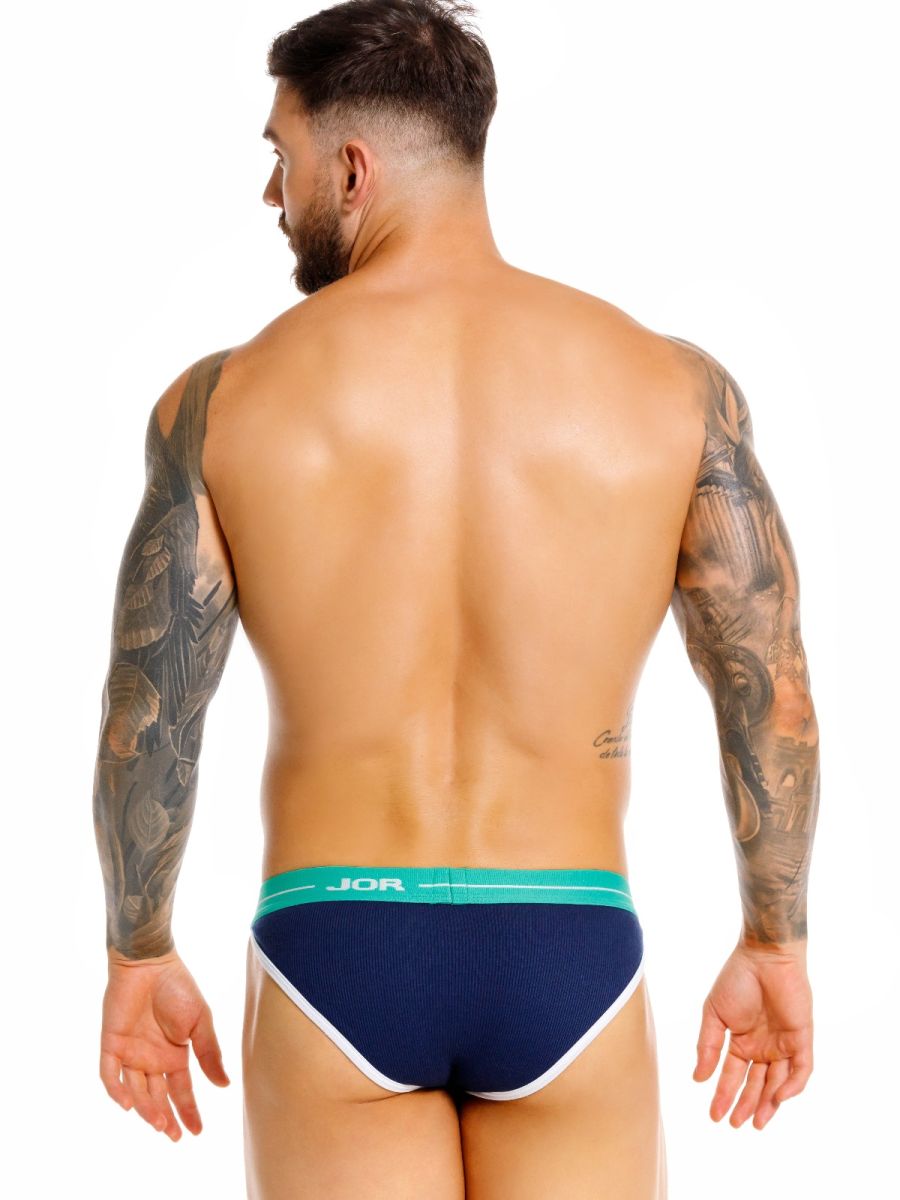 JOR 2460 Rush Male High Performance Briefs Green Plus Sizes