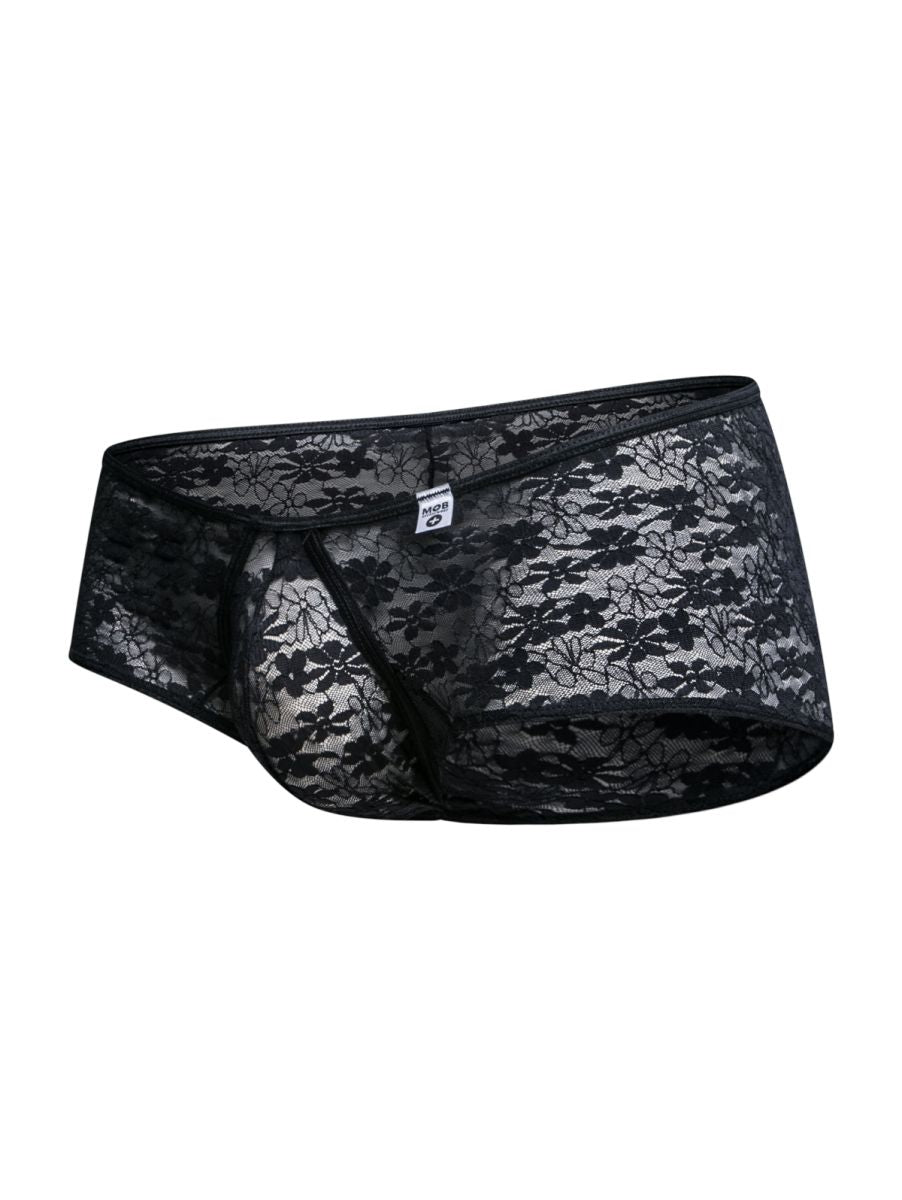 MaleBasics MBL83 Loop Mens Sexy & Cheeky Trunks Black Lace