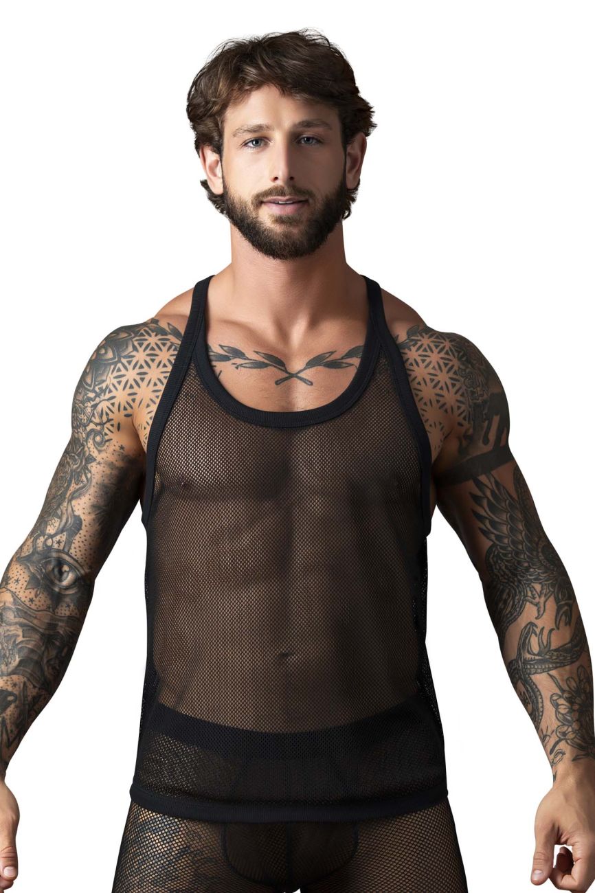 Male Power 110-11C Fishnet Tank Top